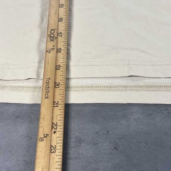 Nike Oregon Ducks Cropped Long-Sleeve T Shirt Women XL New Khaki‎ Beige Tan - Picture 6 of 11